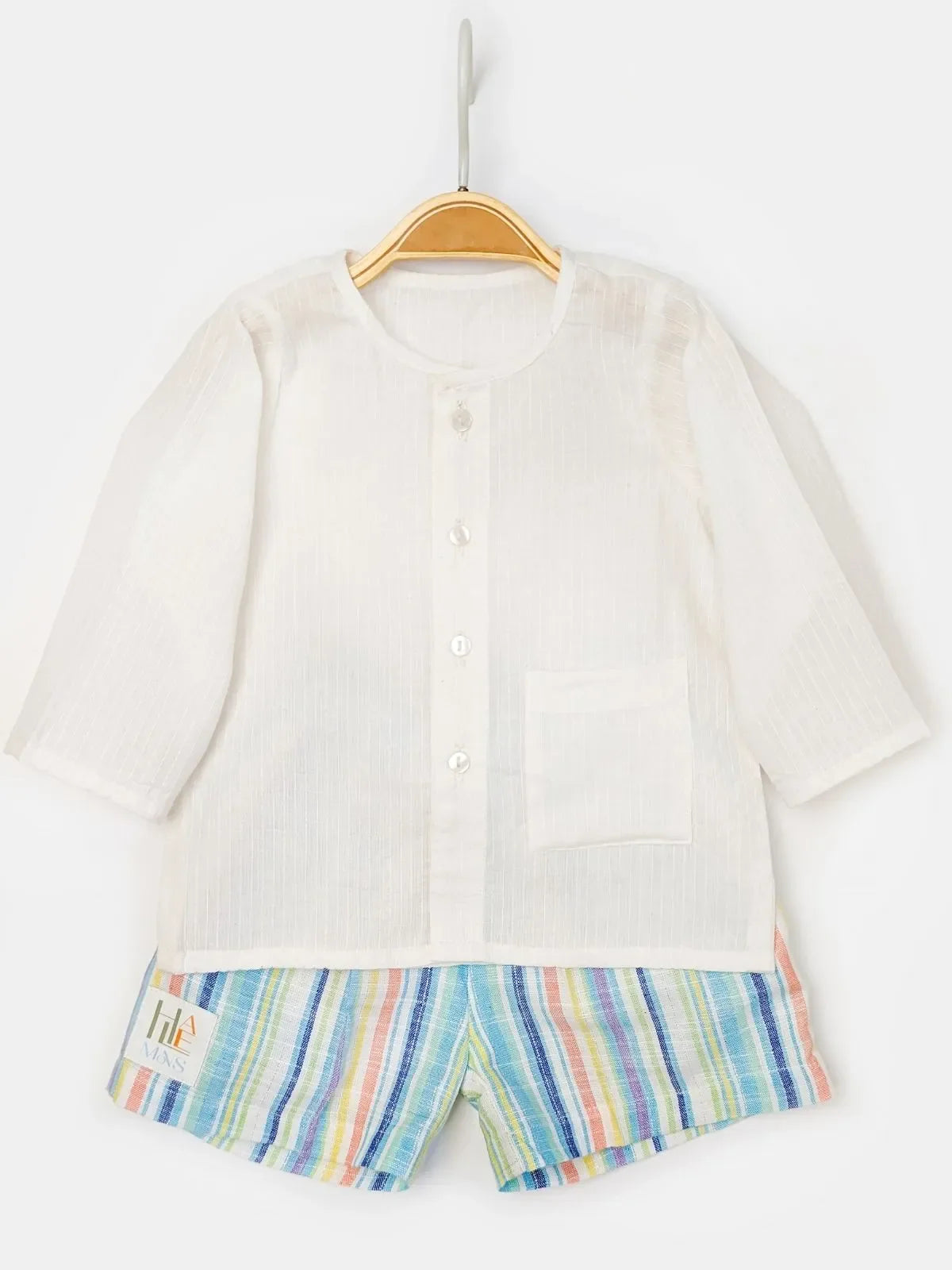 Khaadi Cotton Rainbow Co-Ord Set (Shorts)