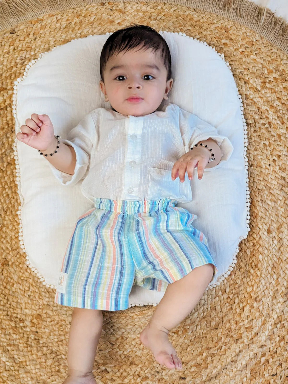 Khaadi Cotton Rainbow Co-Ord Set (Shorts)