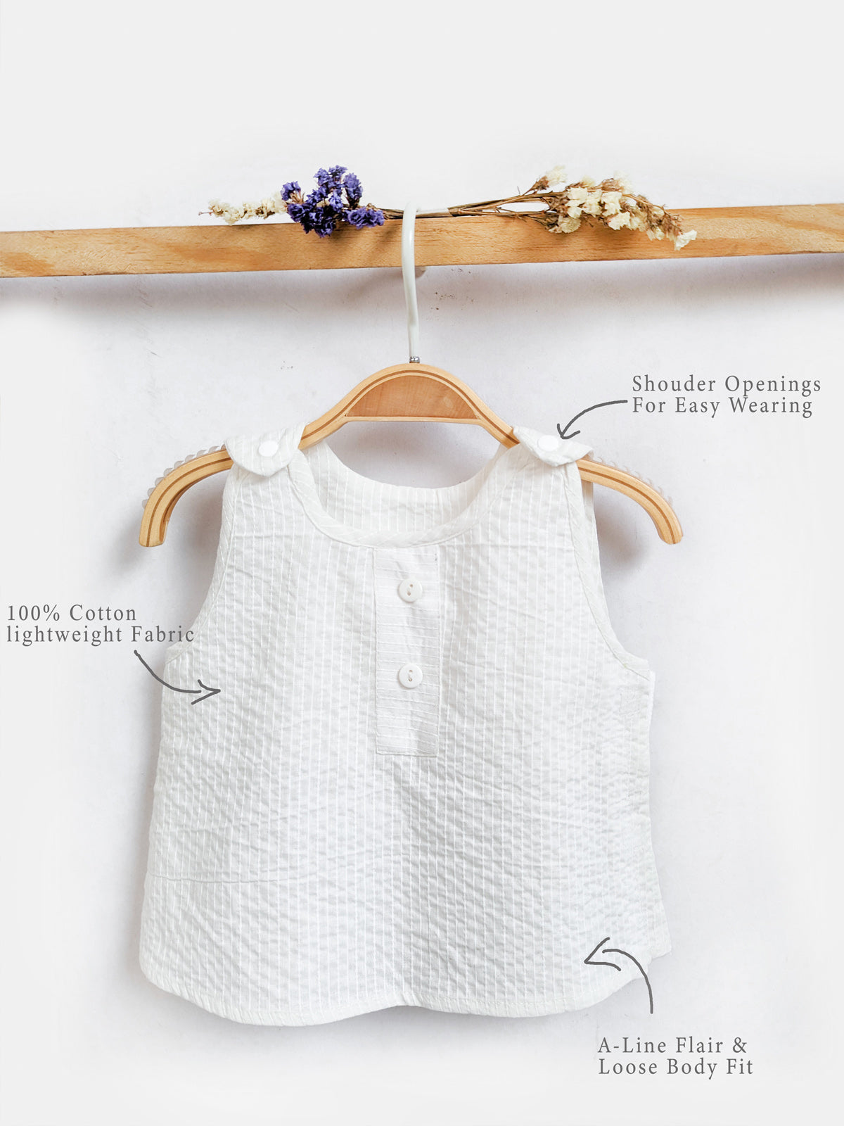 UNISEX COTTON VEST (SET OF 3)