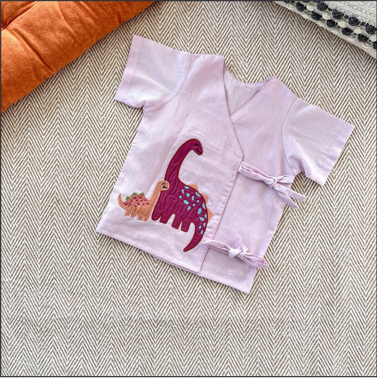 Infant Short Sleeve Wrap Shirt (0-3months)