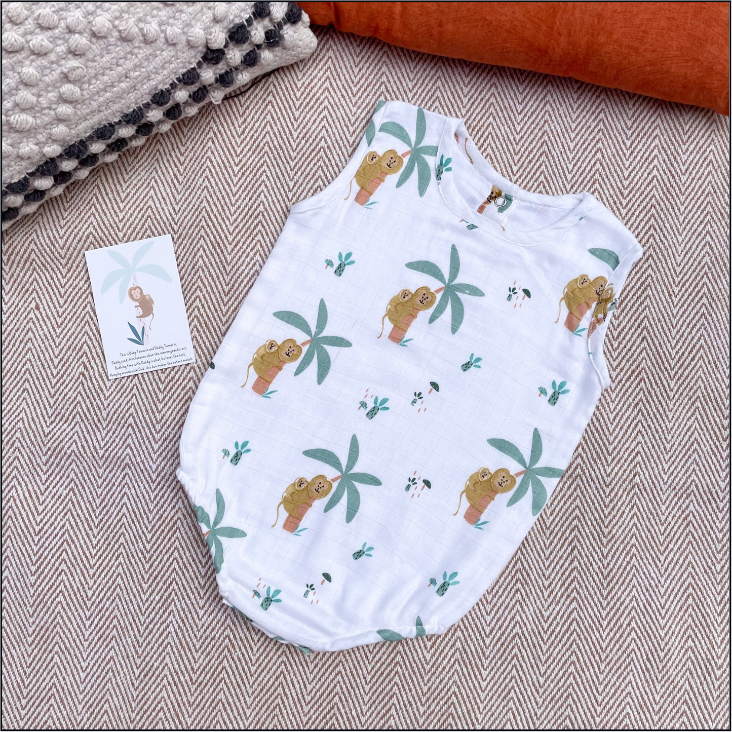 Monkeying Around Onesie (3-6 Months)