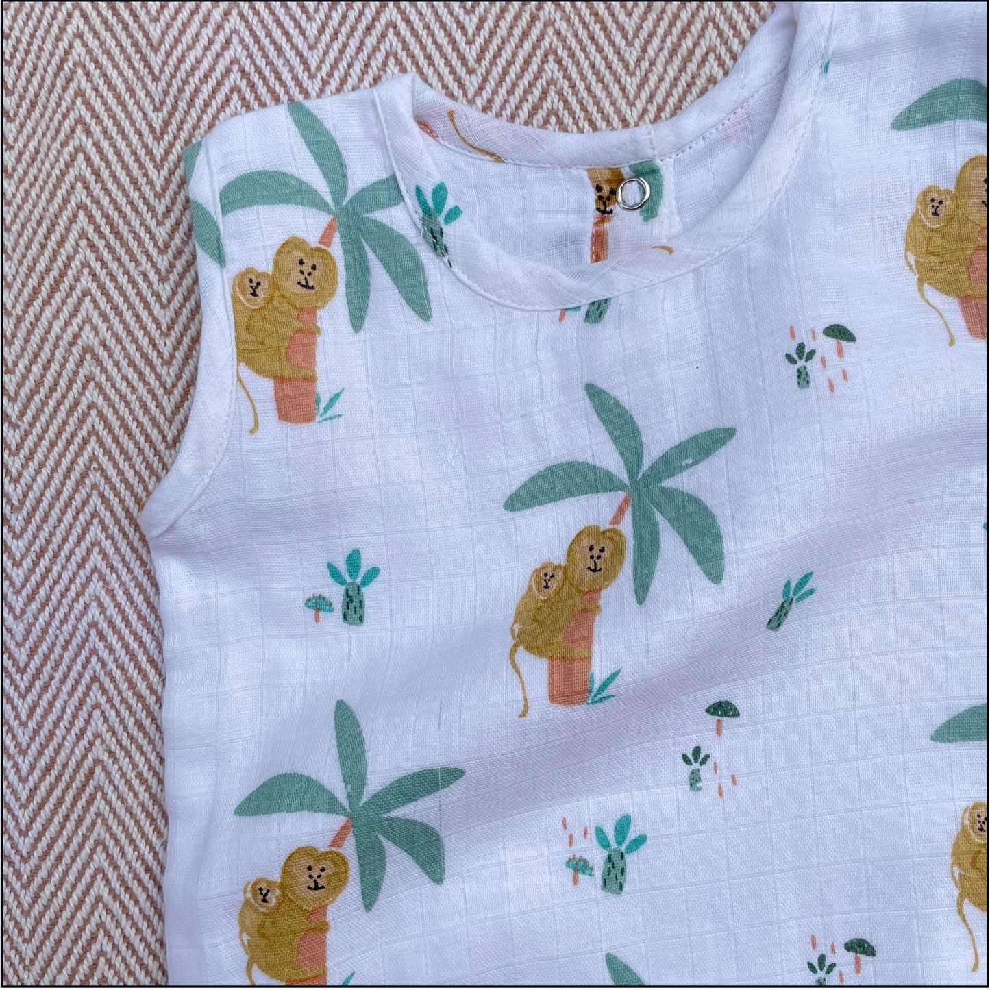 Monkeying Around Onesie (3-6 Months)
